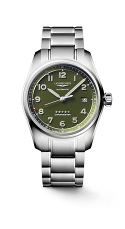 Longines L38104036 SPIRIT Autom. 40mm q.verde Acciaio 